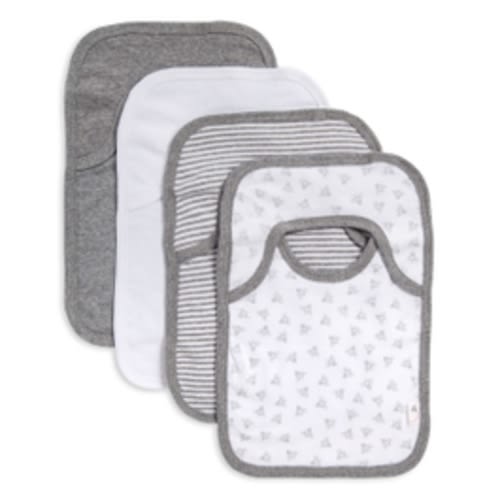 Bee Essentials Organic Neutral Baby Bibs Set of 4 | Burt's Bees Baby®