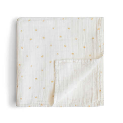 Organic Cotton Mushie Baby Muslin Swaddle Blanket