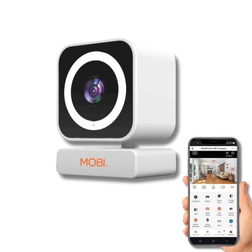 Mobicam Multi-purpose, Wifi Video Baby Monitor - Baby Monitoring System - Wifi Camera With 2-way Audio, Recording