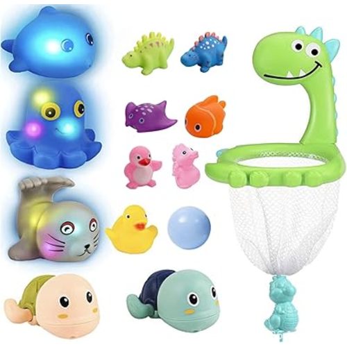 Baby Bath Toys for Kids,Water Toys for Babies and Toddlers,Ocean Animal Bath Toys for Bathtub Shower Beach Pool Water Table, Boys Girls Birthday for 3 4 5 Years Old (Ocean)