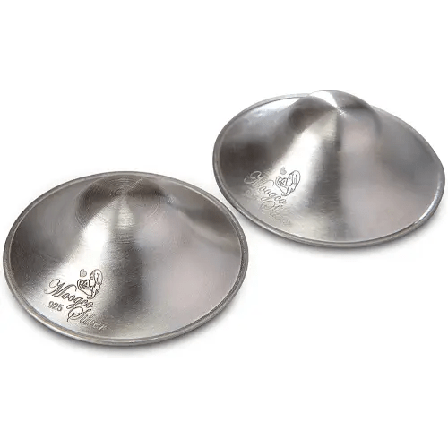 The Original Silver Nursing Cups - Nipple Shields for Nursing Newborn
