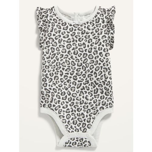Unisex Ruffle-Sleeve Bodysuit for Baby