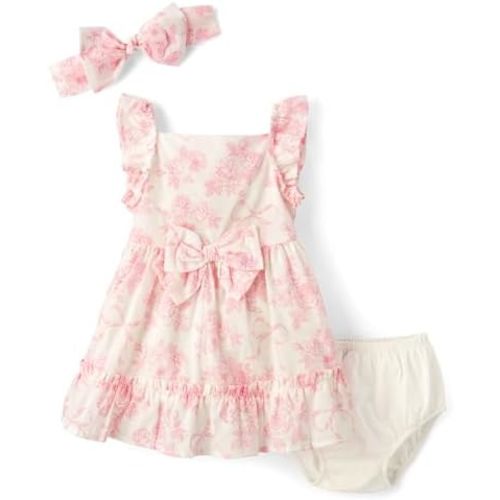 Gymboree baby-girls And Newborn Sleeveless Dressy Special Occasion Dresses With Diaper Cover