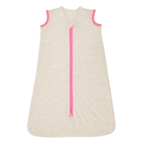 HALO Innovations Sleepsack Ideal Temperature Wearable Blanket - Oatmeal/Pink - M