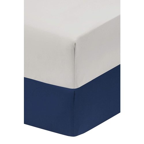 Everyday Kids 2-Pack Fitted Crib Sheets - Navy/Gray