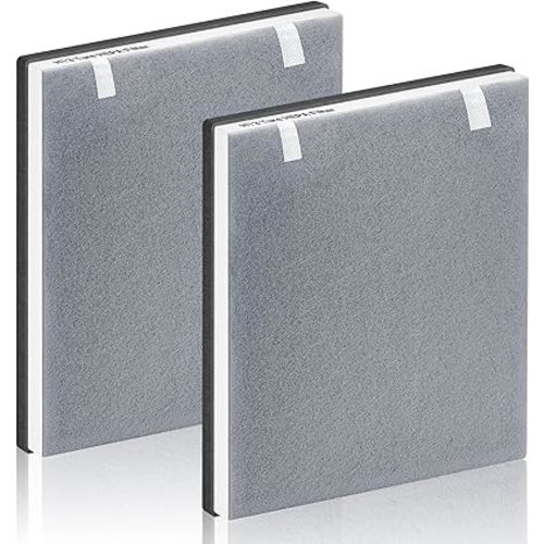 Vital 100 Replacement Filter for LEVOIT Air Purifier, 3-in-1 Pre, H13 High-Efficiency Activated Carbon Filtration System, Replace Part # Vital 100-RF, Pack of 2, By Improvedhand