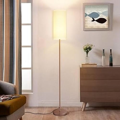 Karjoefar Floor Lamp for Living Room, Modern Floor Lamp with Remote Control, Stepless Dimmable 12W Bulb Included, Standing Lamp Tall Lamps for Living Room Bedroom - Amazon.com