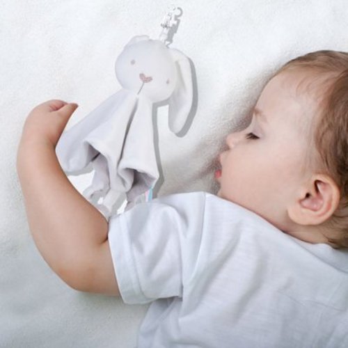 WHAMVOX Animal Soothing Sleeping Doll Infant Toys Newborn White