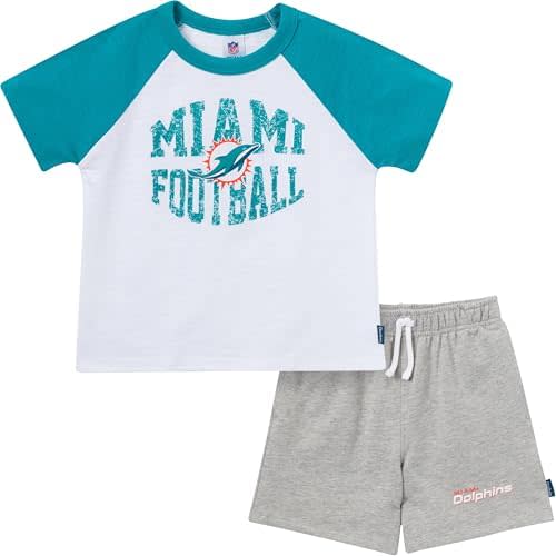 Geber Unisex Baby NFLTeam T-Shirt and Shorts Set