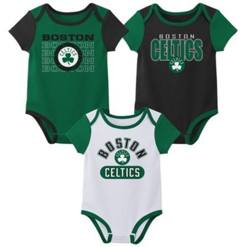 NBA Boston Celtics Infant 3pk Bodysuit Set