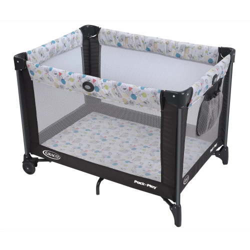 Free Shipping! Graco Portable Infant Playard Carnival, Unisex, Compact Fold, 18.52 lbs