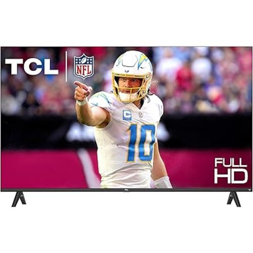 TCL 40-Inch Class S3 1080p LED Smart TV with Fire TV (40S350F, 2023 Model), Alexa Built-in, Apple AirPlay Compatibility, Streaming FHD Television,Black