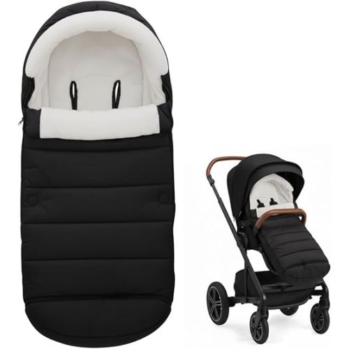 SASHA'S Footmuff designed for all Nuna Strollers (Mixx, Tavo, Triv, Trvl, Trvl Dubl, Demi, Swiv) (Bunting Bag) (Stroller not included)