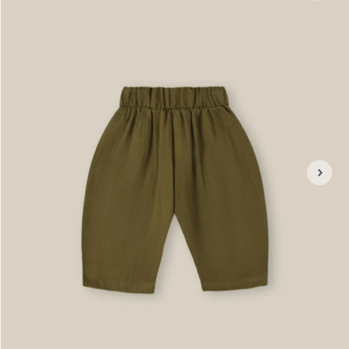 Olive Fisherman Pants | Organic Zoo