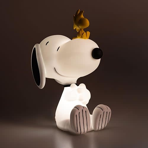 Snoopy Lamp | Night Light, Kids Lamp, Desk Lamp, Mood Lights, Table Lamp | Snoopy Gifts, Snoopy Merchandise, Peanuts Snoopy, Gifts for Dog Lovers