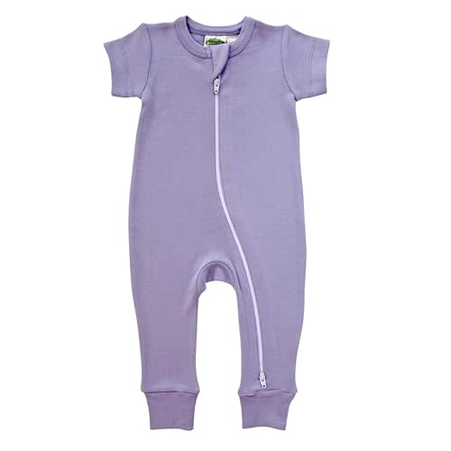 PARADE Organic Essentials '2-Way' Zip Romper - Short Sleeve