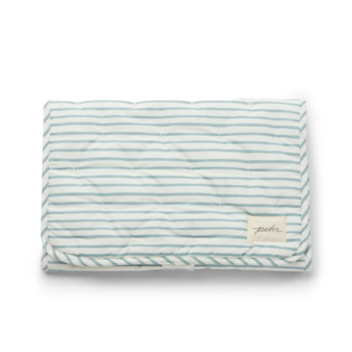 Striped On the Go Portable Changing Pad - Stripes Away Deep Sea