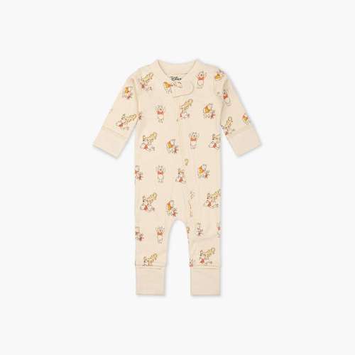 Monica + Andy One-Piece Baby Pajamas- Winne The Pooh