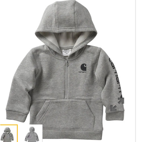 Boys' Long-Sleeve Half-Zip Sweatshirt (Infant/Toddler) | Kids' Black Friday Deals | Carhartt