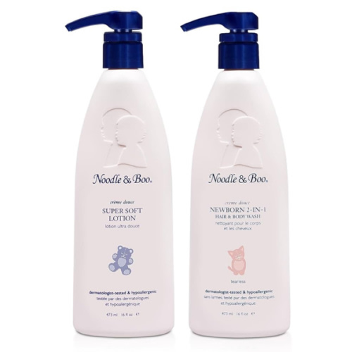 Noodle & Boo 2-in-1 Newborn Hair & Baby Body Wash for Baby, Tear Free and Hypoallergenic