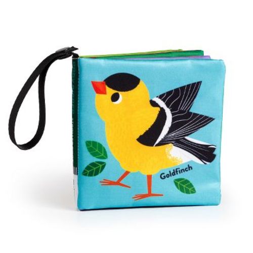 Baby Birder Crinkle Fabric Stroller Book - by Mudpuppy (Bath Book)