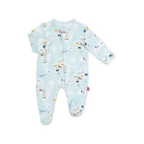 Baby Boys Printed Footie Pajamas