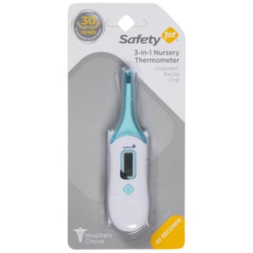 Safety 1st 3-in-1 Nursery Thermometer, Arctic