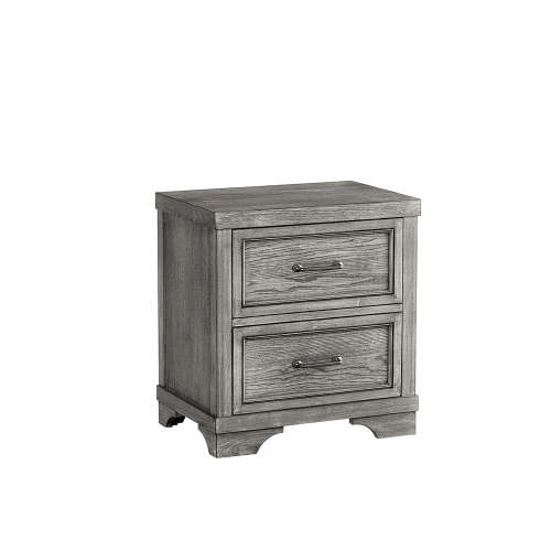 Westwood Foundry Nightstand in Brushed Pewter