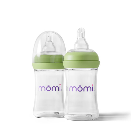 momi vibes breast-like bottle sets - pistachio