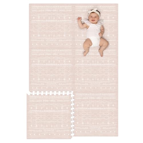 Lillefolk Baby Play Mat for Floor – 4x6ft Dusk | Soft Non Toxic Premium EVA Foam Tiles for Tummy Time, Crawling & Playroom – Waterproof Interlocking Floor Mat for Babies & Toddlers (6 Tiles)