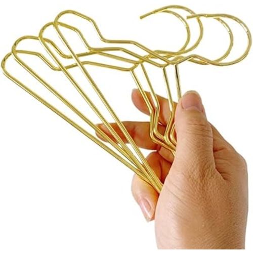 20pcs Metal Pet Hangers - Small Dog, Cat, Baby Hangers & Accessories (9.8 inch)