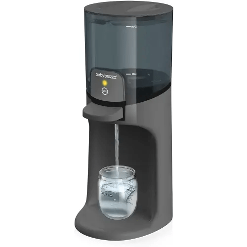 Baby Brezza Instant Baby Bottle Warmer - Fast Water Warmer Instantly Dispenses 24/7 in 3 Temperatures, Charcoal