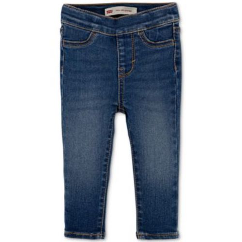 Baby Girls Pull On Denim Jeggings