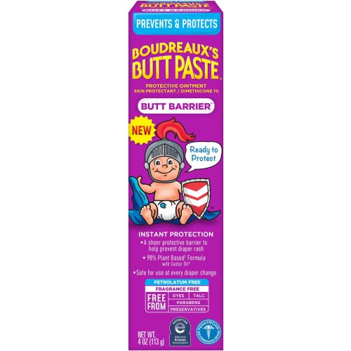 Boudreaux's Butt Paste, Butt Barrier Ointment, Rash Prevention, 4oz tube