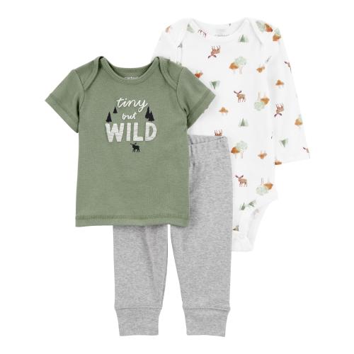 Carter's Child of Mine Baby Boy Outfit Set, 3-Piece, Sizes 0/3-24 Months
