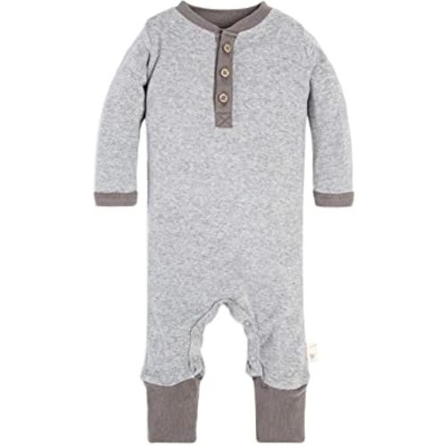 Burt's Bees Baby Boys' 100% Organic One-Piece Long Sleeve Coverall