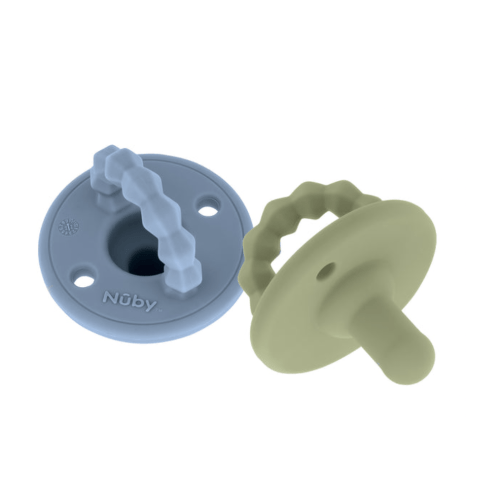 Silicone Softees Pacifier & Teether (2 Pack)