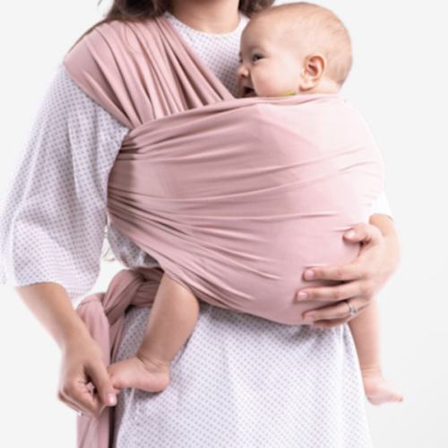 Boba Baby Wrap Carrier - Original Baby Carrier Wrap Sling for Newborns - Baby Wearing Essentials - Newborn Wrap Swaddle Holder, Newborn to Toddler Infant Sling (Serenity Bloom)