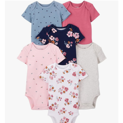 Simple Joys by Carter's Baby Girls' 6-Pack Sleeveless Bodysuit