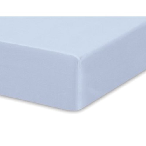 PURE BAMBOO Sheets - Bamboo Crib Fitted Sheet (52"x28"x6") for Girls and Boys - 100% Organic Bamboo, Luxuriously Soft, Ultimate Cooling, Fits Standard Size Crib Mattress (Sterling Blue)