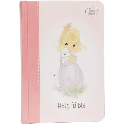 NKJV, Precious Moments Small Hands Bible, Hardcover, Pink, Comfort Print: Holy Bible, New King James Version