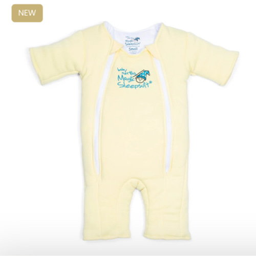 Yellow Baby Merlin’s Magic Sleepsuit – Soft Microfleece Infant Sleep Solution