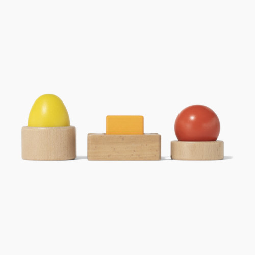 Lovevery Montessori Shapes, 6 pc shape puzzle