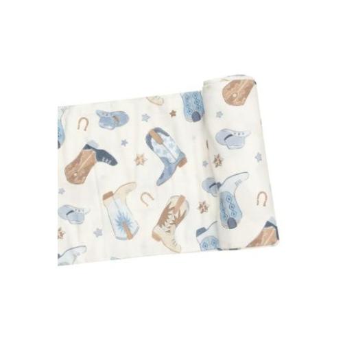 Cowboy Boots Swaddle Blanket – Allure Boutique WY