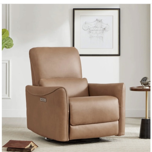 Tracee Modern Power Swivel Glider Recliner