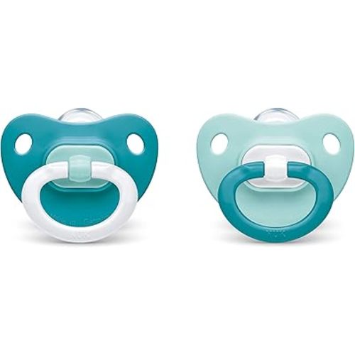NUK Orthodontic Pacifiers, Boy, 0-6 Months, 2-Pack
