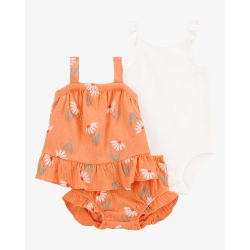 Baby 3-Piece Floral Little Short Set - Carter's | Carter's