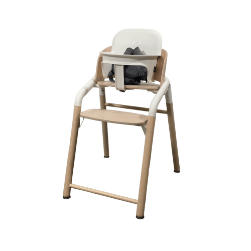 Bugaboo Giraffe High Chair Complete, Neutral Wood & White (OPEN BOX)