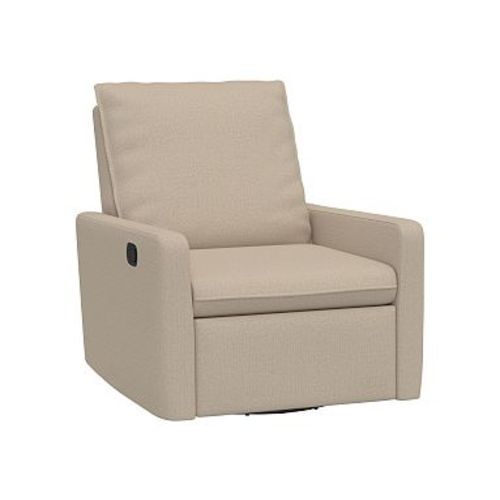 Paxton Manual Recliner Performance Heathered Basketweave Oatmeal