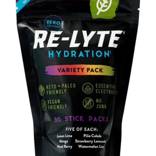 REDMOND Re-Lyte Hydration Electrolyte Powder Mix, Variety Pack, 30 Stick Packs